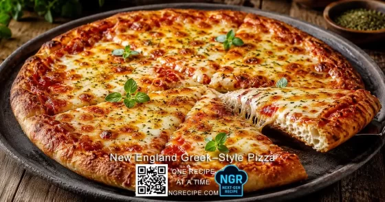 New England Greek–Style Pizza
