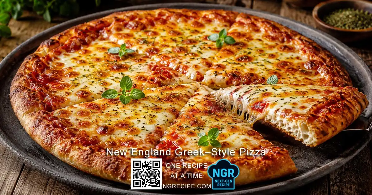 New England Greek–Style Pizza